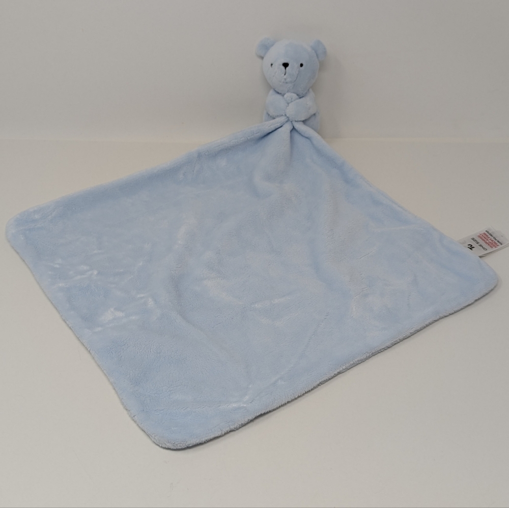 Tu Baby Lovey Blue Bear Plush Security Blanket Toy